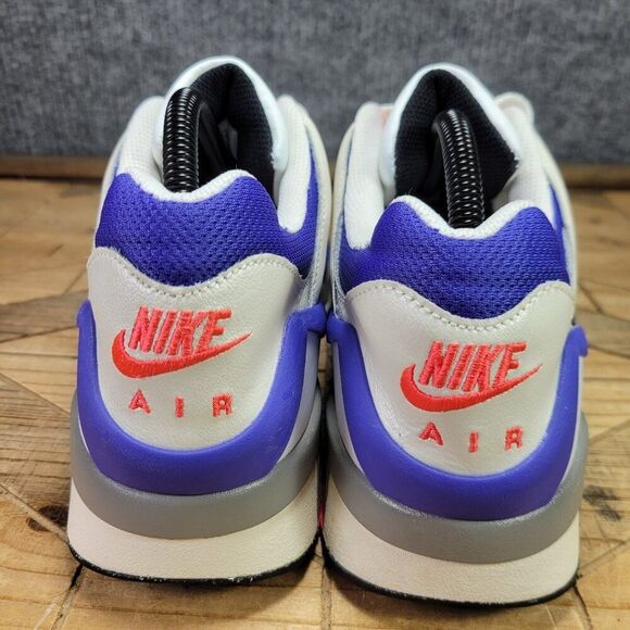 Nike Air Structure Men's 9.5 White Persian Violet Sneakers Retro DC2548-100 - Picture 6 of 11